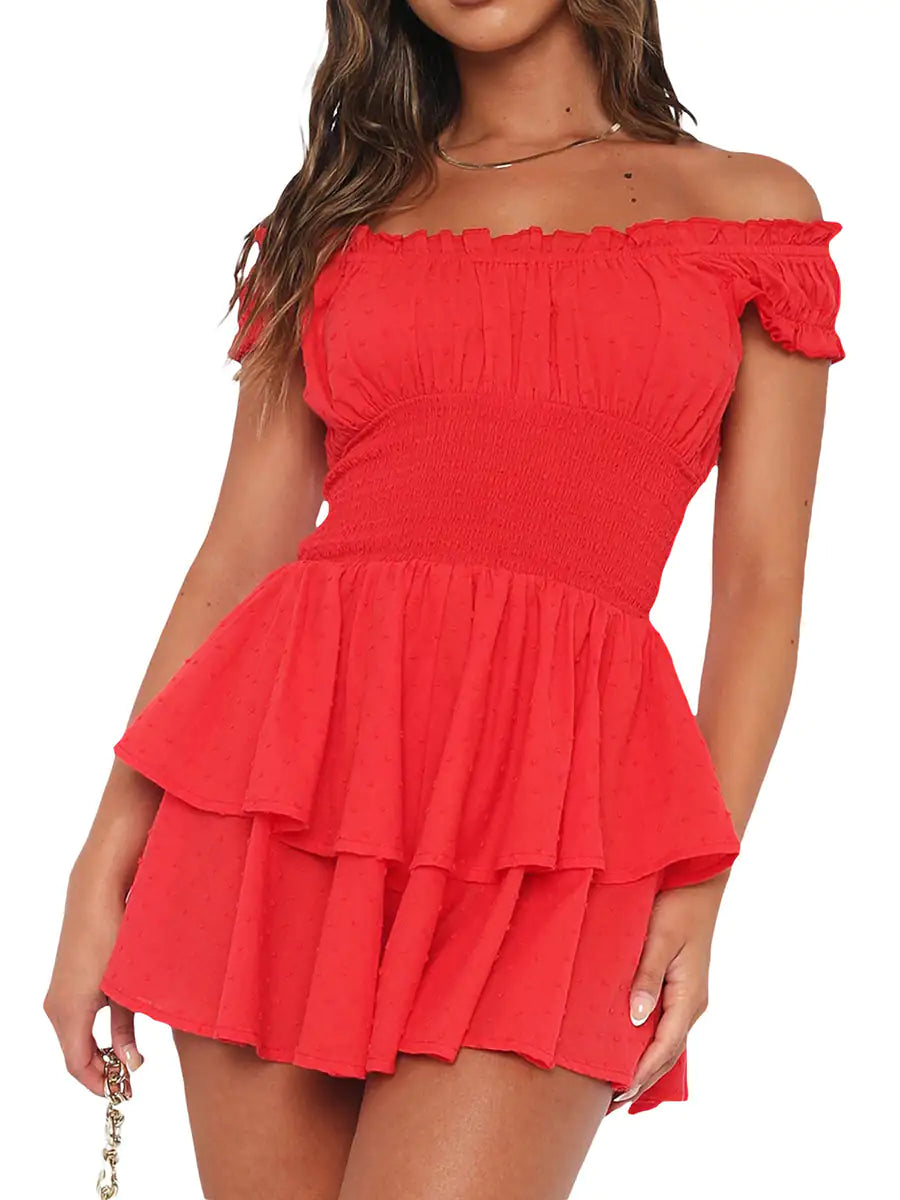 CAPRI SHORT SLEEVE DRESS