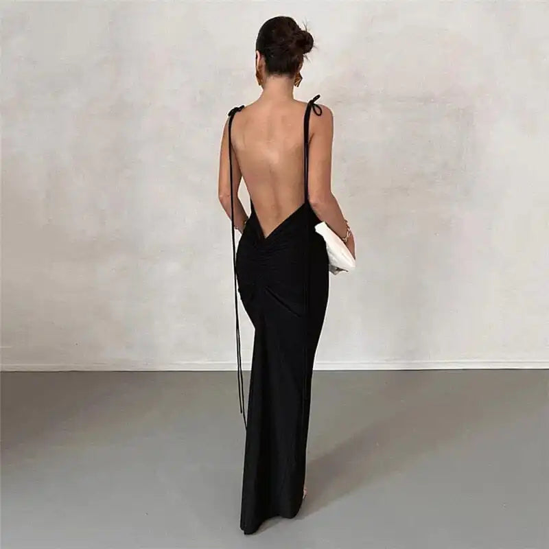 ELEGANT BACKLESS DRESS