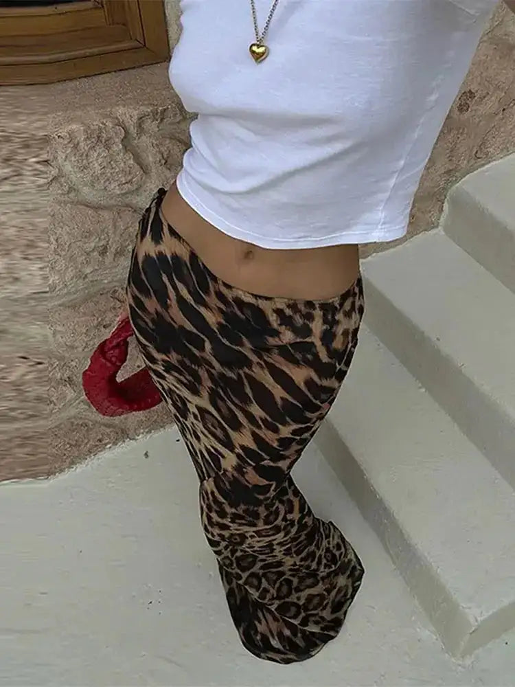 LEOPARD MAXI SKIRT