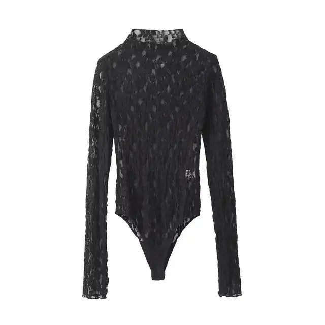 LACE BODYSUIT PANTS SET - Museofearth